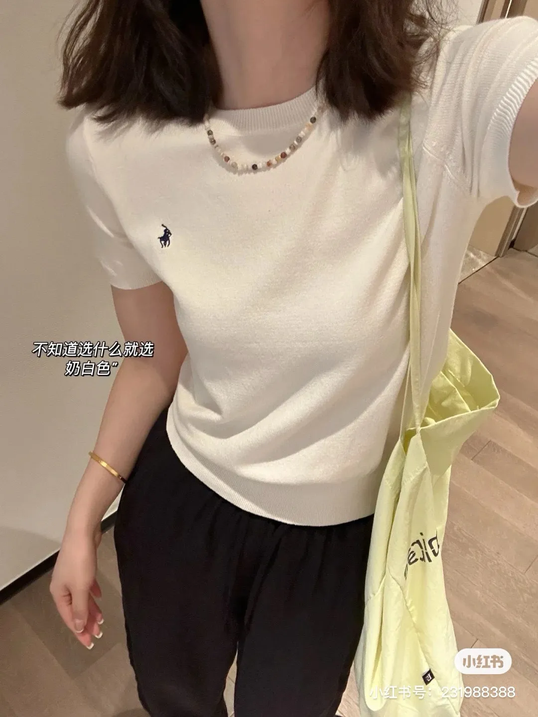🅿️118 L17 #Ralph Lauren • New round neck embroidered short-sleeved bottoming knitted sweater ✅✅✅ Ready in stock Focus on quality Feel free to compare Evergreen models that will not be removed from the shelves Bosses can rest assured to sell Size: S M L